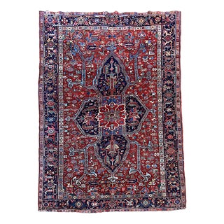 Antique Heriz Rug, 1890s For Sale