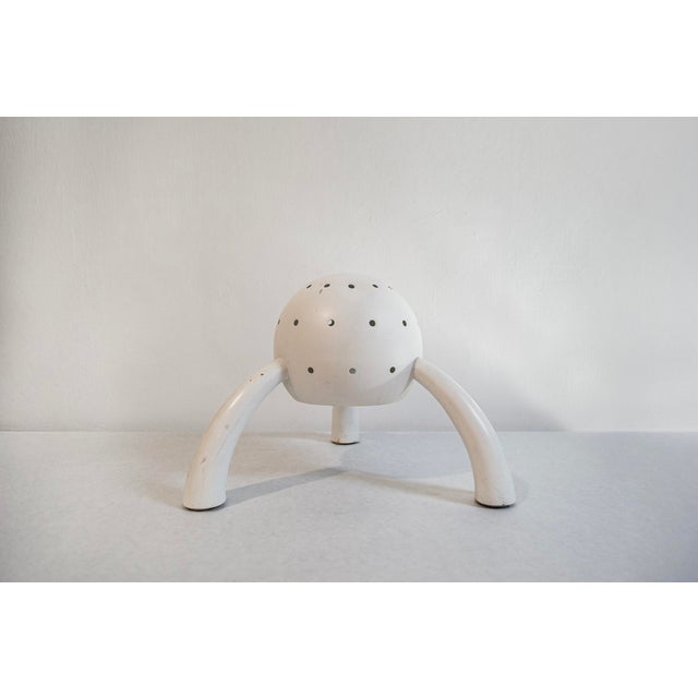 1950s Vintage Italian Space Age-Style Metal Table Lamp, 1950s For Sale - Image 5 of 5