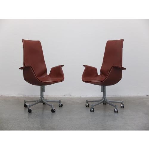 FK6725 Swivel Desk Chairs by Fabricius & Kastholm for Kill International, 1964, Set of 2 For Sale - Image 9 of 18