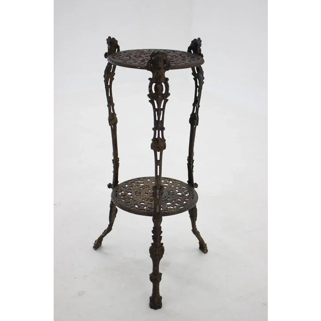 1950s Danish Iron Flower Stand, 1950s For Sale - Image 5 of 9