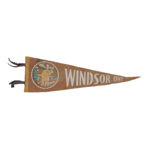 Windsor Ontario Felt Flag Pennant