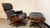 Mid-Century Modern Lounge Chair and Ottoman by Charles & Ray Eames for Herman Miller & Vitra, Set of 2 For Sale - Image 3 of 14