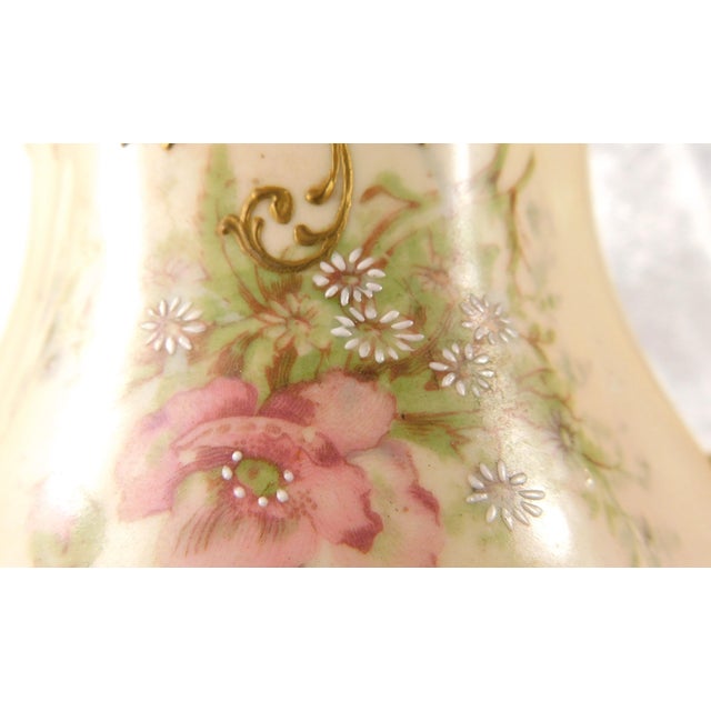 Ceramic Late 18th Century Coiffe Et Cie and Lazeyras Rosenfel Lehman Limoges Chocolate Pot With No Lid For Sale - Image 7 of 14