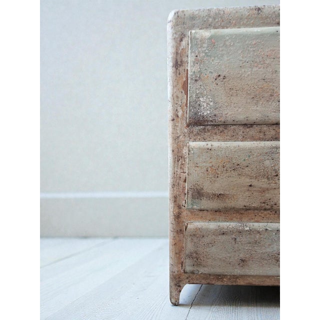 Small Patinated Chest of Drawers, 1970s For Sale - Image 3 of 11