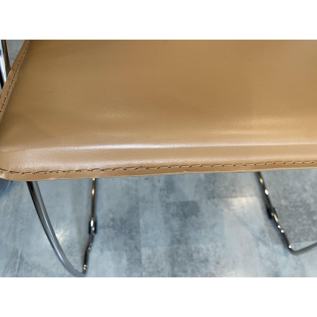 Vintage Linda Armchair in Camel-Colored Leather by Arrben, 1980 For Sale - Image 17 of 18