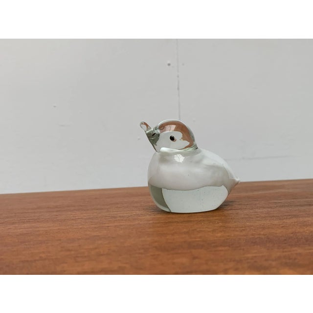 Vintage Glass Bird Sculpture For Sale - Image 10 of 13