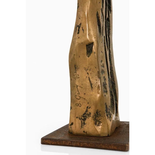 Goldenrod Brutalist Sculpture, Sweden For Sale - Image 8 of 10