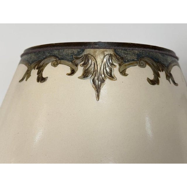 Mid 20th Century Italian Baroque Barley Twist Table Lamps - Silvered and Giltwood - a Pair For Sale - Image 10 of 18
