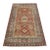 Kazak Rug 4’1” X 6’4” Brown Wool Tribal Hand-Knotted Oriental Carpet For Sale
