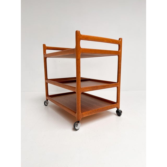 Teak Trolley by Andersen for Silkeborg, 1970s For Sale - Image 14 of 14