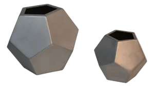 Dodecahedron Vases- Set of 2