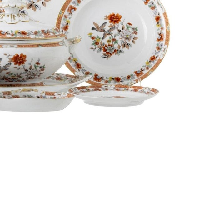 Porcelain Magnolia Dinner Service from Vista Alegre, Set of 61 For Sale - Image 5 of 6