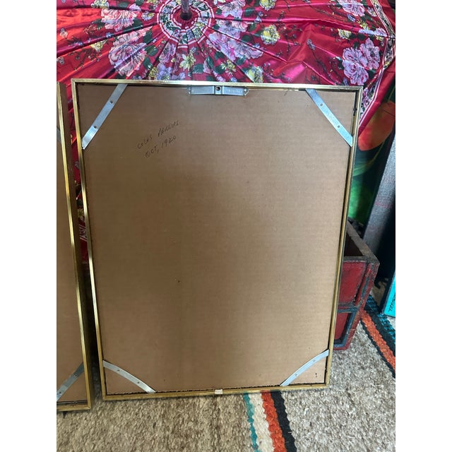 Mid-Century Modern 1970s Pair of Ladies Home Journal Magazine Covers, Framed For Sale - Image 3 of 9