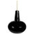 Glass Colored Glass Pendant by Prescolite Black For Sale - Image 7 of 7