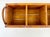 Vintage Indonesian Wood and Woven Rattan Four-Compartment Storage Caddy For Sale - Image 11 of 15