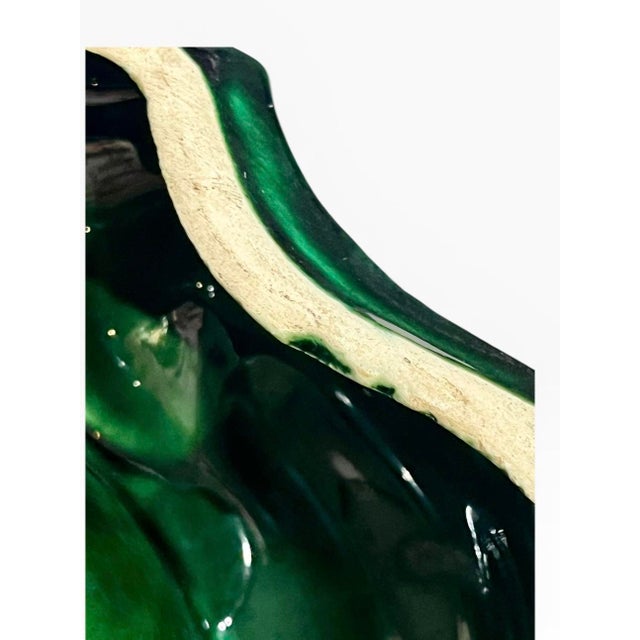 Vintage French Green Frog Ashtray Catchall Dijon For Sale - Image 12 of 12