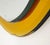 Mid-Century Modern Wall Mirror in Yellow Glass by Cristal Art, Italy, 1960 For Sale - Image 8 of 18