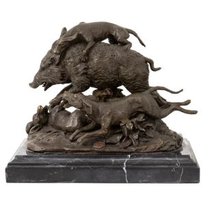 Struggle Sculpture from Mêne, Pierre-Jules