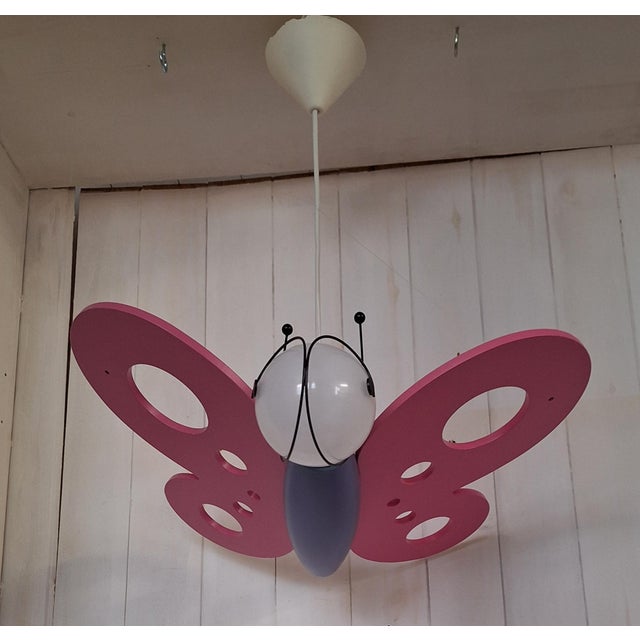 Vintage Childrens Room Ceiling Lamp from Trio-Leuchten, 1990s, in Very Good conditions. Designed 1990 to 1999 This piece...