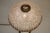 Victorian Hurricane Urchin Glass Ball Dome Shade Brass Marble Table Lamp 1920's For Sale - Image 11 of 12
