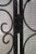 French Country Wrought Iron 3 Panel Firescreen For Sale - Image 9 of 12