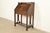 Stickley Brothers Style Antique Mission Oak Arts & Crafts Drop Front Secretary Desk With Inlaid Marquetry, Circa 1910 For Sale - Image 16 of 16