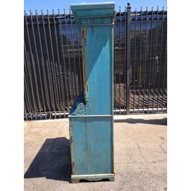 Farmhouse 1970s Vintage Farmhouse Style Kitchen Cabinet For Sale - Image 3 of 18