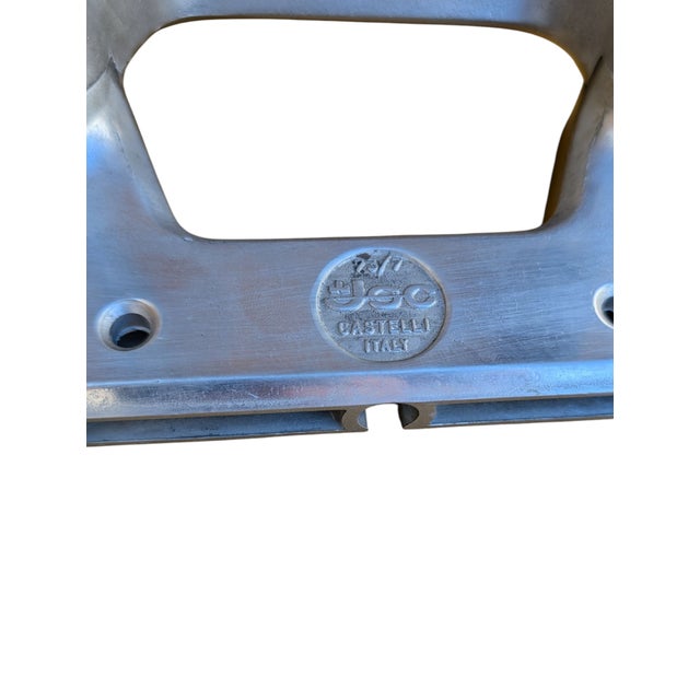 Metal Stackable Chairs from Castelli / Anonima Castelli, 1970s, Set of 4 For Sale - Image 7 of 9