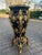 Plastic 1990 Italian Baroque Black Gold Resin Pedestals 2pc-Pair For Sale - Image 7 of 18