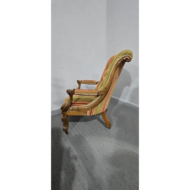 Regency Rosewood Library Armchair For Sale - Image 9 of 12