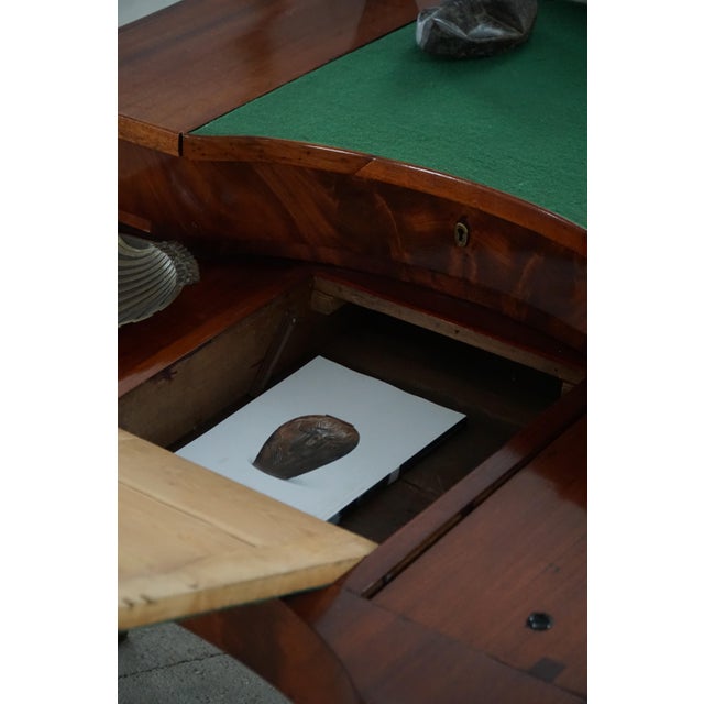 Antique Danish Writing Desk in Mahogany, 1890s For Sale - Image 10 of 18