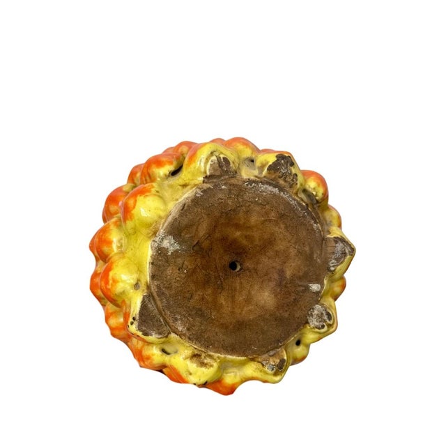 Glazed Ceramic Pineapple Sculpture, 1960s For Sale - Image 4 of 6
