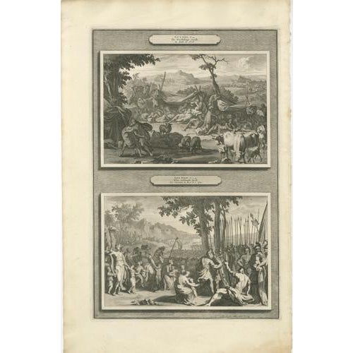 Early 18th Century Pieter Mortier, Genesis & Apocalypse, 1700, Paper For Sale - Image 5 of 13