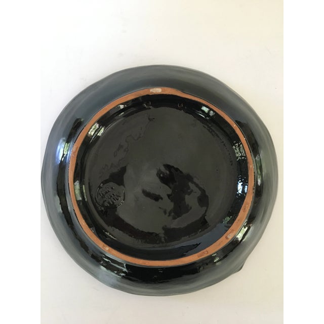 Safari Mid-Century Italian Hand Painted Pottery Elephant Bowl/Catchall For Sale - Image 9 of 12