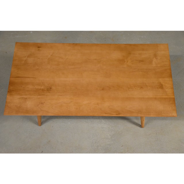 Winchendon Furniture “Planner Group” 1950s Refinished 36” Paul McCobb Planner Group Coffee Table For Sale - Image 4 of 6