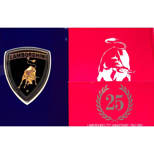 "Lamborghini's 25th Anniversary 1963-1988" Book Pasini, Stefano For Sale In New York - Image 6 of 12