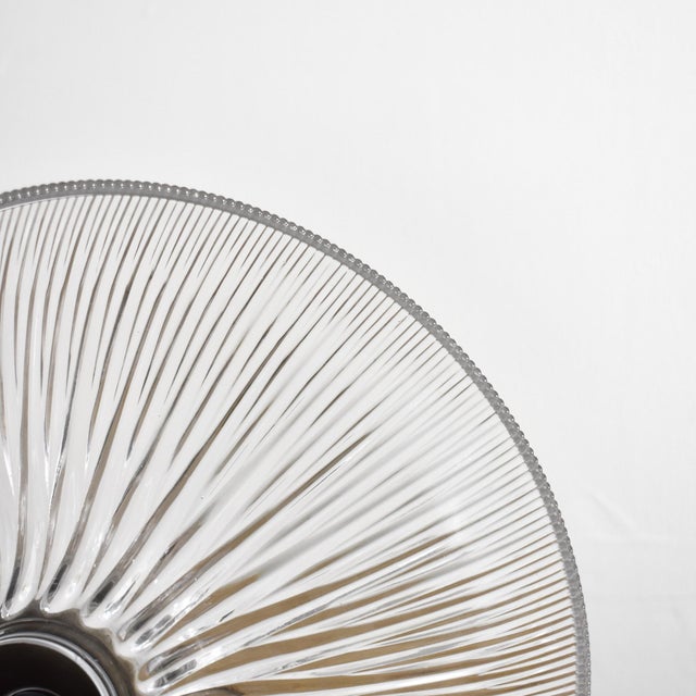 1950s Vintage Reclaimed Glass Pendant Lamp from Holophane, 1950s For Sale - Image 5 of 7