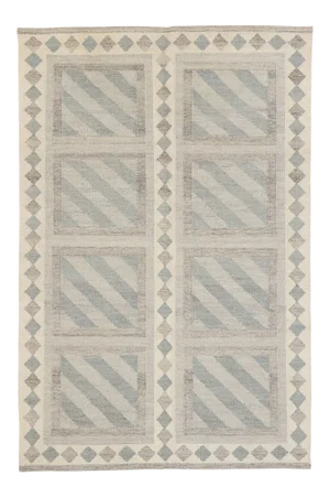 Swedish Inspired Kilim Rug With Scandinavian Modern Style - 05'05 X 08'01