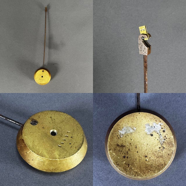 Superb 1890's Antique Paul Garnier Paris Railroad Clock Fine Gilding & Patina Huge 20" Face For Sale - Image 17 of 18