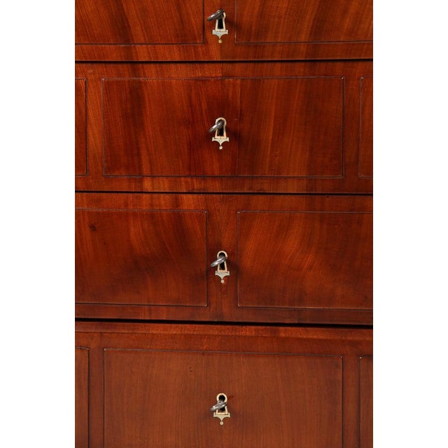 Danish Biedermeier Secretary with Secret Compartments, 1830 For Sale - Image 4 of 18
