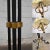 Monumental Neoclassical Style Iron Floor Lamp With Acanthus Leaf Design & Parchment Shade For Sale - Image 11 of 13