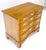 Very Fine Solid Tiger Maple Block Front Bracket Feet Bachelor Dresser Chest For Sale - Image 6 of 18