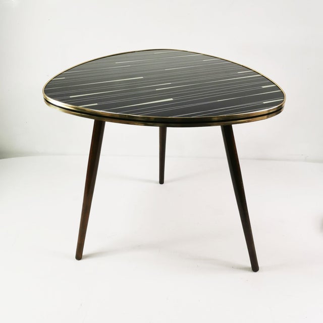 Wood Vintage Art Deco Coffee Table, 1960s For Sale - Image 7 of 13