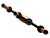 Chestnut 1980s Lüthje Danish Teak Wood Candelabra For Sale - Image 8 of 13