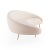 Modern Ether 94" Curved Sofa, Blush For Sale - Image 3 of 6