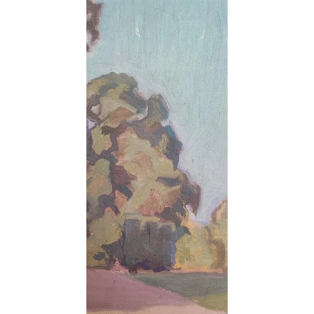 Frédéric Goerg, Paysage, Oil on Canvas For Sale - Image 3 of 10