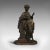 This is an antique bronze figure. A French, female statue of Art Nouveau taste in the manner of Hippolyte François Moreau,...