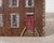 Country English Painted Pine Trunk With Georgian House Facade For Sale - Image 10 of 17