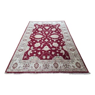 Vintage Hand-Knotted Ziegler Rug For Sale