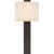 2020s Anne-Marie Barton for Visual Comfort Signature Fumar 23" Tail Sconce in Ridged Carbon with Bouclé Shade For Sale - Image 5 of 12